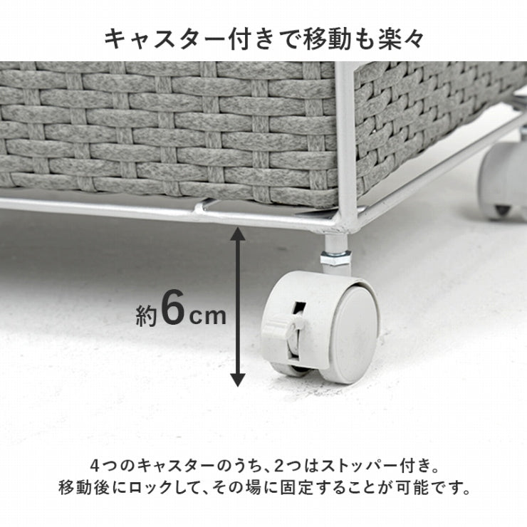 ランドリーラック RAN-2458 幅65cm 奥行き35cm 高さ80cm