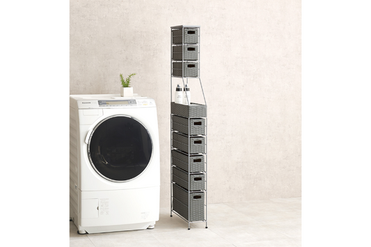 ランドリーチェスト RAN-2459 幅15cm 奥行き45cm 高さ154cm