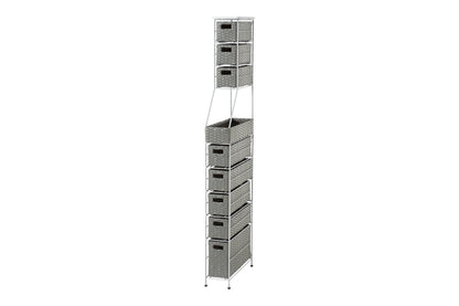 ランドリーチェスト RAN-2459 幅15cm 奥行き45cm 高さ154cm