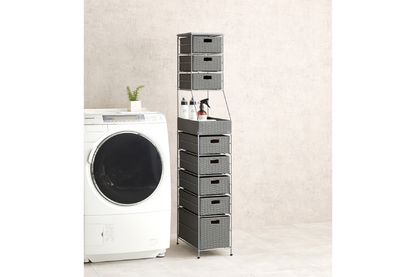 ランドリーチェスト RAN-2461 幅25cm 奥行き45cm 高さ154cm