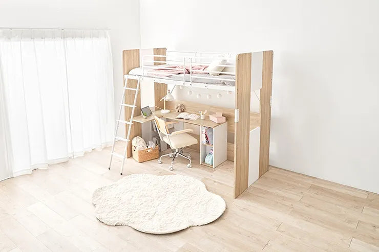 システムロフトベッド RB-1643S 幅104cm 奥行き203cm 高さ185cm 床面高さ144.5cm