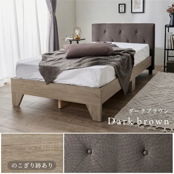 マットレス付きシングルベッド RB-17173302S 幅106cm 奥行き209cm 高さ81cm 床面高さ29cm