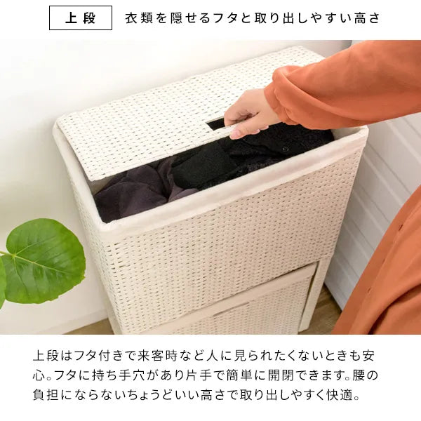ランドリーボックス Diario ディアリオ RB-500 幅50cm 奥行き25cm 高さ80cm