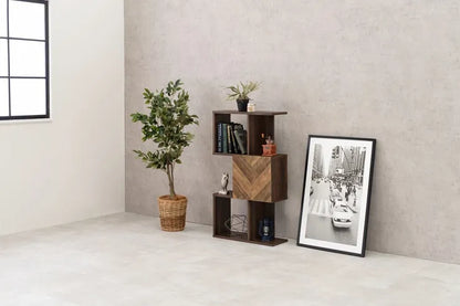Folding leg table MT-6866 Width 105cm Depth 55cm Height 32(7)cm Folding center table Natural Brown Wooden table Solid Iron Retro Cafe table Wood table Modern Scandinavian Stylish Cute Industrial