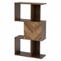 Folding leg table MT-6866 Width 105cm Depth 55cm Height 32(7)cm Folding center table Natural Brown Wooden table Solid Iron Retro Cafe table Wood table Modern Scandinavian Stylish Cute Industrial