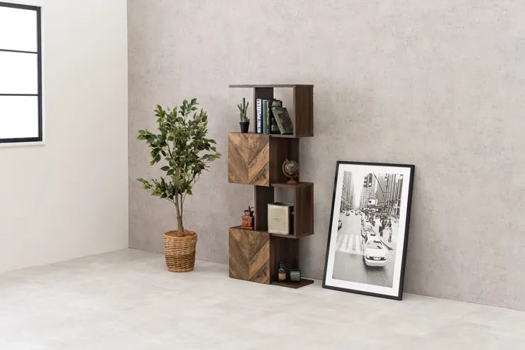 Folding leg table MT-6866 Width 105cm Depth 55cm Height 32(7)cm Folding center table Natural Brown Wooden table Solid Iron Retro Cafe table Wood table Modern Scandinavian Stylish Cute Industrial