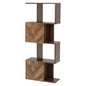 Folding leg table MT-6866 Width 105cm Depth 55cm Height 32(7)cm Folding center table Natural Brown Wooden table Solid Iron Retro Cafe table Wood table Modern Scandinavian Stylish Cute Industrial