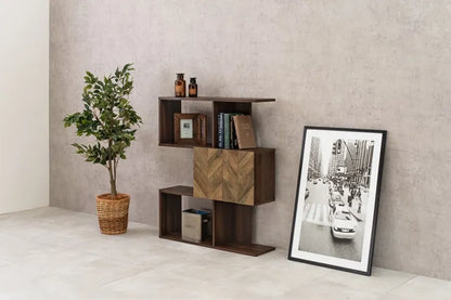 Folding leg table MT-6866 Width 105cm Depth 55cm Height 32(7)cm Folding center table Natural Brown Wooden table Solid Iron Retro Cafe table Wood table Modern Scandinavian Stylish Cute Industrial