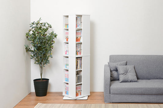 Bookshelf RCC-1021-L Width 55cm Depth 26cm Height 68cm Open rack Stylish Slim With casters Wall shelf Shelf Partition DVD rack Magazine rack Entryway storage Bookshelf Living room Slim Wall
