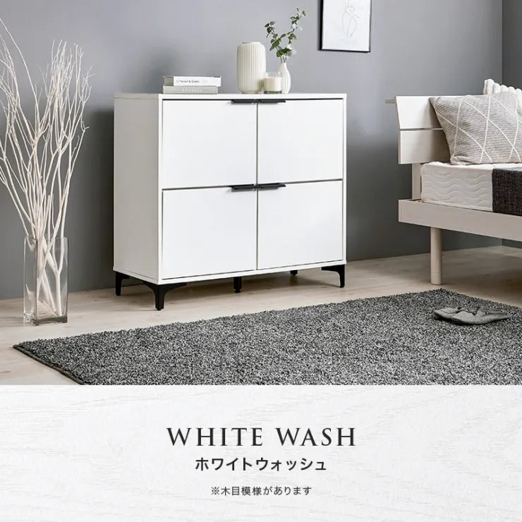 キャビネット RCC-1578 幅90cm 奥行き40cm 高さ82cm