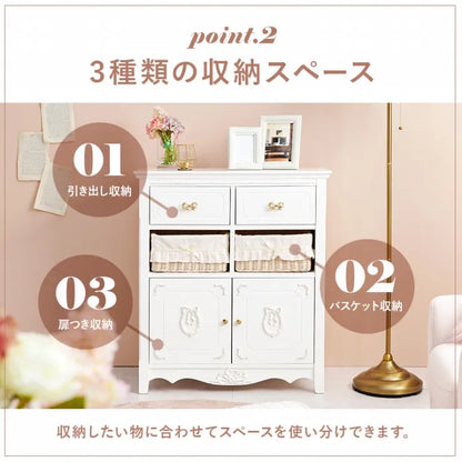 キャビネット RCC-1681 幅78cm 奥行き37cm 高さ88cm
