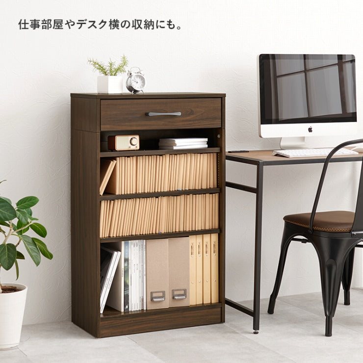 ブックラック RCC-1707 幅60cm 奥行き30cm 高さ100cm