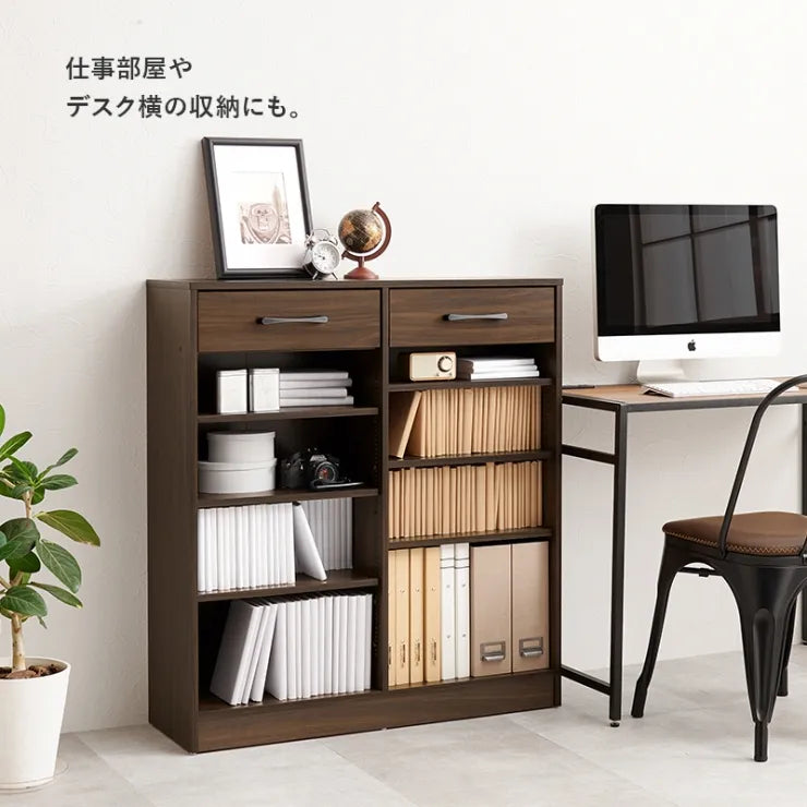 ブックラック RCC-1708 幅90cm 奥行き30cm 高さ100cm