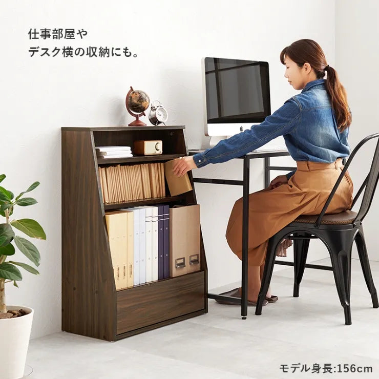 ブックラック RCC-1906 幅60cm 奥行30cm 高さ85cm