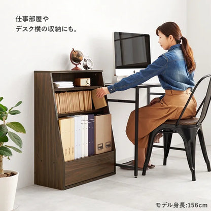 ブックラック RCC-1906 幅60cm 奥行30cm 高さ85cm