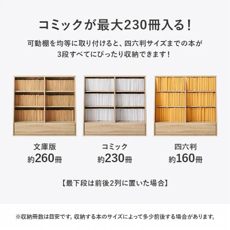 ブックラック RCC-1907 幅90cm 奥行き30cm 高さ85cm