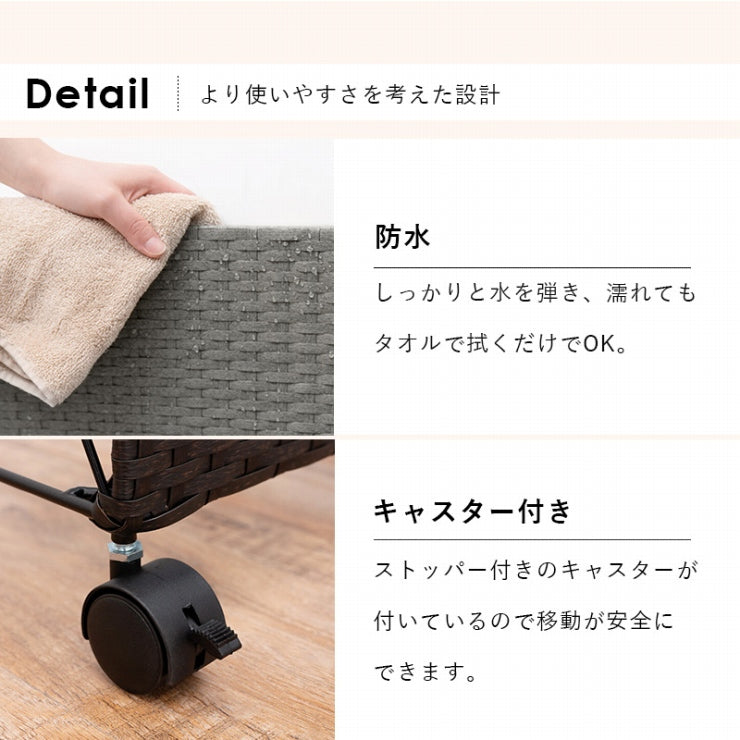 分別ごみ袋ラック RUD-2423 幅38cm 奥行き28cm 高さ60.5cm