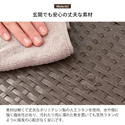 シューズカート Carton カルトン SC-800 幅80cm 奥行き30cm 高さ23cm