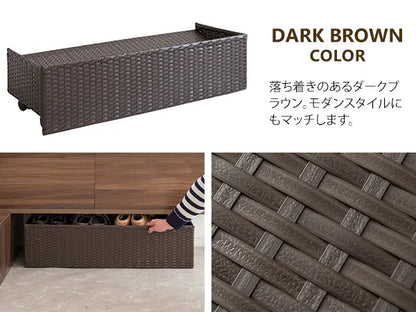シューズカート Carton カルトン SC-800 幅80cm 奥行き30cm 高さ23cm