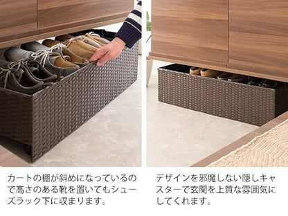 シューズカート Carton カルトン SC-800 幅80cm 奥行き30cm 高さ23cm
