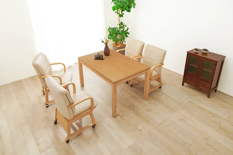 Table pliante MT-6866 Largeur 105 cm Profondeur 55 cm Hauteur 32 (7) cm Table centrale pliante Table en bois marron naturel Fer massif Table de café rétro Table en bois Moderne Scandinave Élégant Mignon Industriel