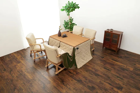 Folding leg table MT-6866 Width 105cm Depth 55cm Height 32(7)cm Folding center table Natural Brown Wooden table Solid Iron Retro Cafe table Wood table Modern Scandinavian Stylish Cute Industrial