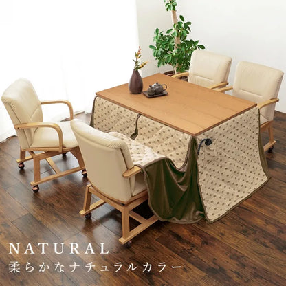 Folding leg table MT-6866 Width 105cm Depth 55cm Height 32(7)cm Folding center table Natural Brown Wooden table Solid Iron Retro Cafe table Wood table Modern Scandinavian Stylish Cute Industrial