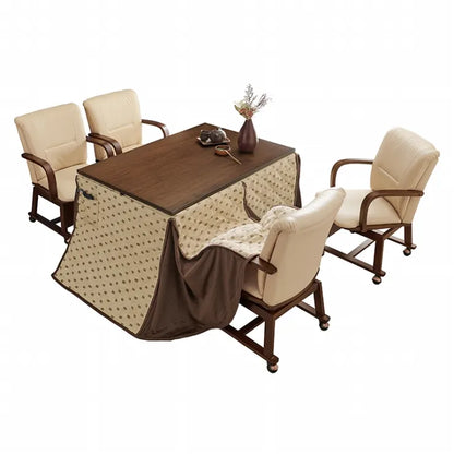 Folding leg table MT-6866 Width 105cm Depth 55cm Height 32(7)cm Folding center table Natural Brown Wooden table Solid Iron Retro Cafe table Wood table Modern Scandinavian Stylish Cute Industrial