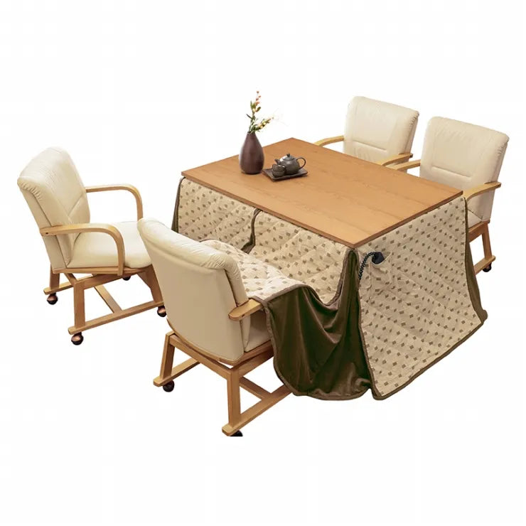 Folding leg table MT-6866 Width 105cm Depth 55cm Height 32(7)cm Folding center table Natural Brown Wooden table Solid Iron Retro Cafe table Wood table Modern Scandinavian Stylish Cute Industrial