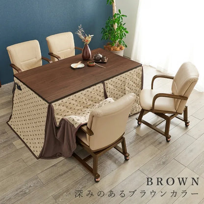 Folding leg table MT-6866 Width 105cm Depth 55cm Height 32(7)cm Folding center table Natural Brown Wooden table Solid Iron Retro Cafe table Wood table Modern Scandinavian Stylish Cute Industrial