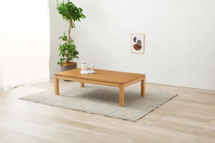 こたつテーブル シェルタ 幅150cm 奥行き85cm 高さ38cm