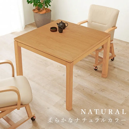 こたつテーブル シェルタ 幅90cm 奥行き90cm 高さ64cm