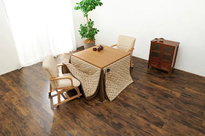Folding leg table MT-6866 Width 105cm Depth 55cm Height 32(7)cm Folding center table Natural Brown Wooden table Solid Iron Retro Cafe table Wood table Modern Scandinavian Stylish Cute Industrial