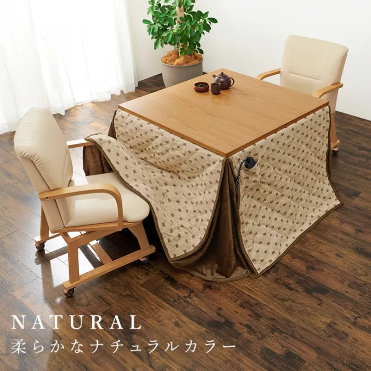 Folding leg table MT-6866 Width 105cm Depth 55cm Height 32(7)cm Folding center table Natural Brown Wooden table Solid Iron Retro Cafe table Wood table Modern Scandinavian Stylish Cute Industrial