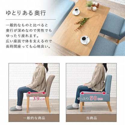 ソファダイニング5点セット SH-8614-5SR 幅110cm 奥行き70cm 高さ65cm