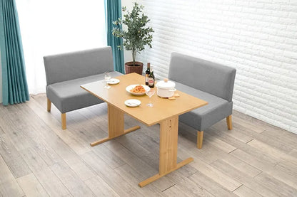 ソファダイニング3点セット SH-8615-3SR 幅110cm 奥行き70cm 高さ65cm