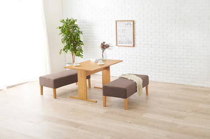 Table pliante MT-6866 Largeur 105 cm Profondeur 55 cm Hauteur 32 (7) cm Table centrale pliante Table en bois marron naturel Fer massif Table de café rétro Table en bois Moderne Scandinave Élégant Mignon Industriel