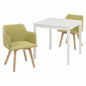 Folding leg table MT-6866 Width 105cm Depth 55cm Height 32(7)cm Folding center table Natural Brown Wooden table Solid Iron Retro Cafe table Wood table Modern Scandinavian Stylish Cute Industrial