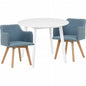 Table pliante MT-6866 Largeur 105 cm Profondeur 55 cm Hauteur 32 (7) cm Table centrale pliante Table en bois marron naturel Fer massif Table de café rétro Table en bois Moderne Scandinave Élégant Mignon Industriel