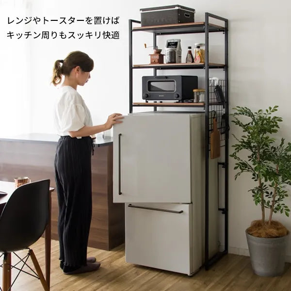 マルチラック Rizo リソ SH-X6590 幅66.5～90cm 奥行き40cm 高さ190.5cm