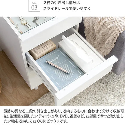 サイドテーブル Proprio プロプリオ ST-203 幅35cm 奥行き47cm 高さ60cm