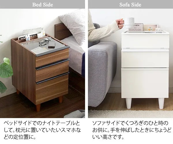 サイドテーブル Proprio プロプリオ ST-203 幅35cm 奥行き47cm 高さ60cm
