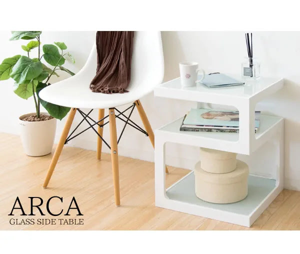 サイドテーブル ARCA アルカ ST-403 幅40cm 奥行き40cm 高さ52.5cm