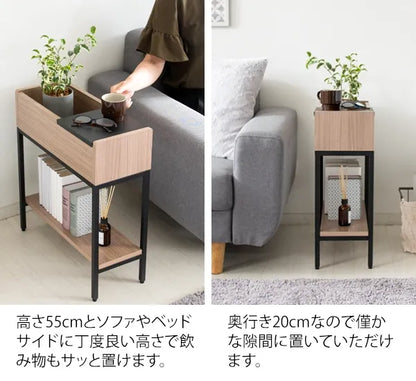 プランターサイドテーブル Folium フォリウム ST-5020 幅50cm 奥行き20cm 高さ55cm