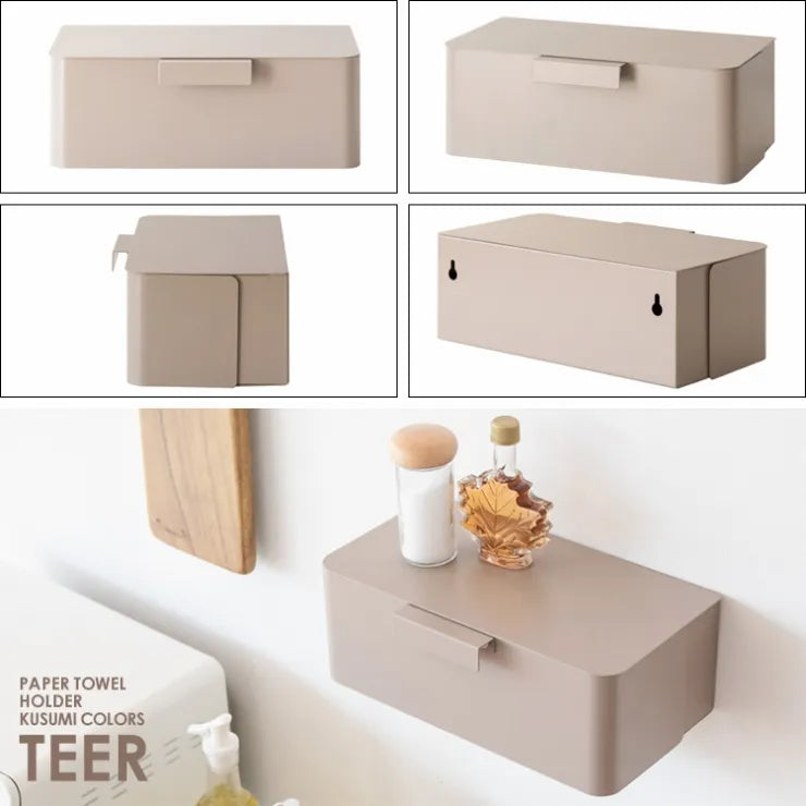 ペーパータオルホルダー TEER ティール TH-1600K 幅28cm 奥行き16cm 高さ10.5cm