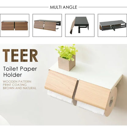トイレットペーパーホルダー TEER ティール TP-900M 幅25cm 奥行10cm 高さ8cm