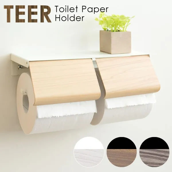 トイレットペーパーホルダー TEER ティール TP-900M 幅25cm 奥行10cm 高さ8cm
