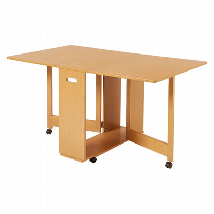 Table pliante MT-6866 Largeur 105 cm Profondeur 55 cm Hauteur 32 (7) cm Table centrale pliante Table en bois marron naturel Fer massif Table de café rétro Table en bois Moderne Scandinave Élégant Mignon Industriel