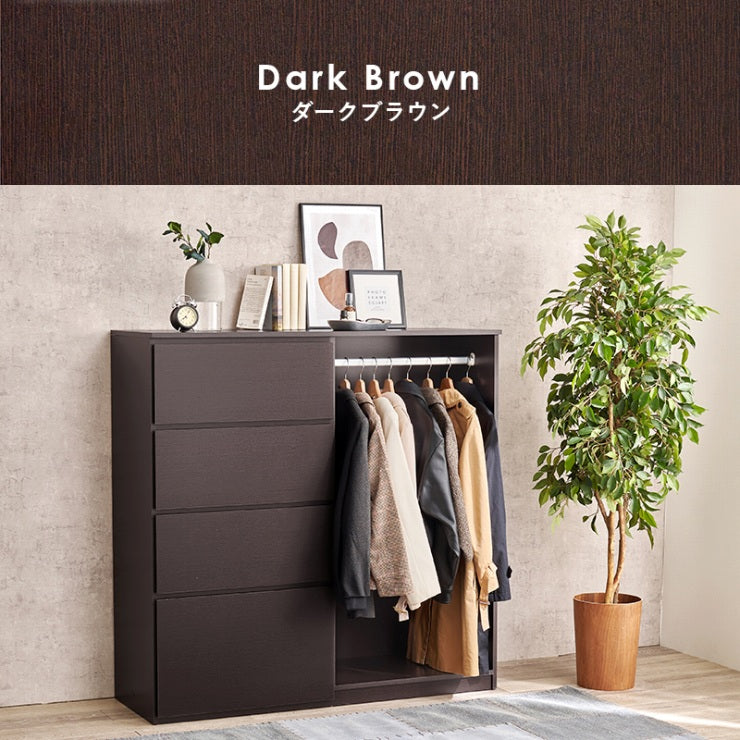ハンガーラック ワードローブ VKH-7275 幅121cm 奥行き42cm 高さ120cm
