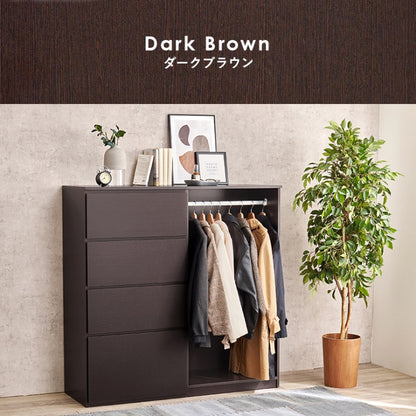 ハンガーラック ワードローブ VKH-7275 幅121cm 奥行き42cm 高さ120cm